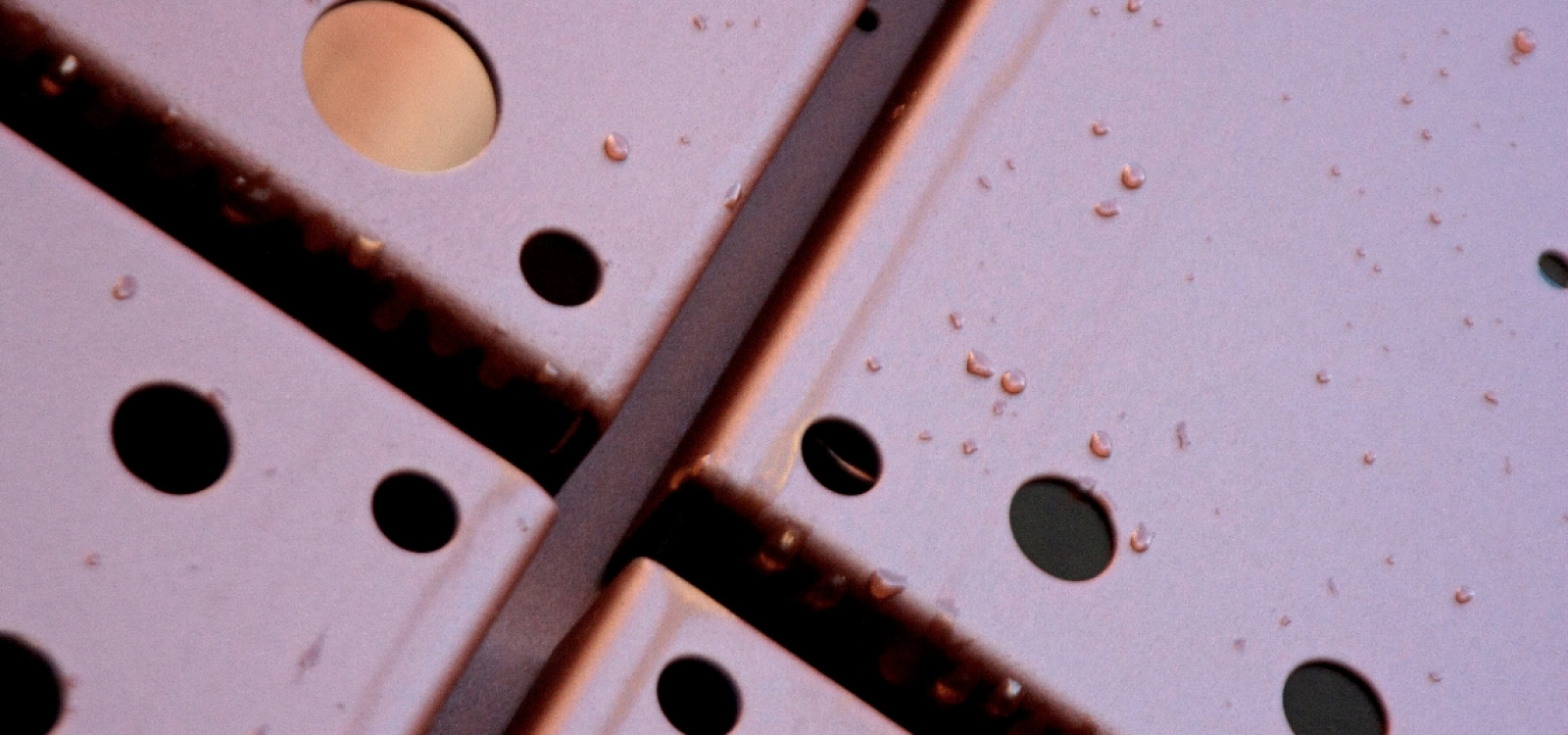 Aluminium geperforeerde panelen cortenlook